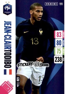 Sticker Jean-Clair Todibo - England 2024 Tournament Edition. Adrenalyn XL
 n. 111 - Panini