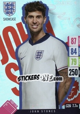 Sticker John Stones - England 2024 Tournament Edition. Adrenalyn XL
 n. 16 - Panini