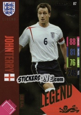 Sticker John Terry - England 2024 Tournament Edition. Adrenalyn XL
 n. 87 - Panini