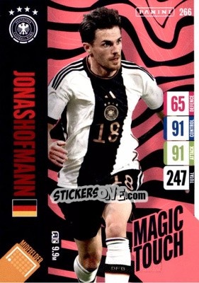Sticker Jonas Hoffmann - England 2024 Tournament Edition. Adrenalyn XL
 n. 266 - Panini
