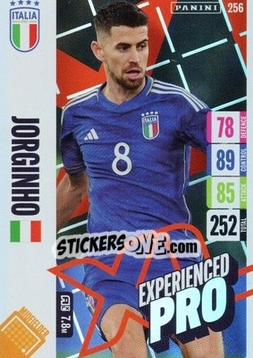 Sticker Jorginho - England 2024 Tournament Edition. Adrenalyn XL
 n. 256 - Panini