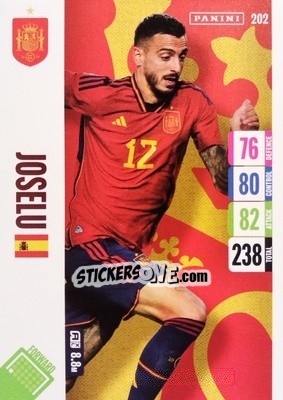Sticker Joselu - England 2024 Tournament Edition. Adrenalyn XL
 n. 202 - Panini