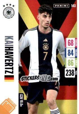 Sticker Kai Havertz - England 2024 Tournament Edition. Adrenalyn XL
 n. 143 - Panini