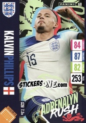 Sticker Kalvin Phillips - England 2024 Tournament Edition. Adrenalyn XL
 n. 68 - Panini