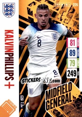 Sticker Kalvin Phillips - England 2024 Tournament Edition. Adrenalyn XL
 n. 226 - Panini