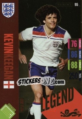 Sticker Kevin Keegan - England 2024 Tournament Edition. Adrenalyn XL
 n. 95 - Panini