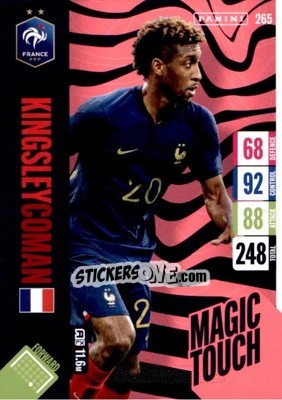 Sticker Kingsley Coman - England 2024 Tournament Edition. Adrenalyn XL
 n. 265 - Panini