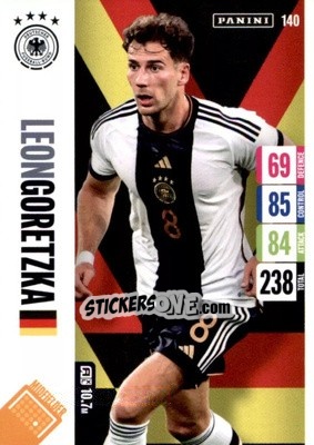 Sticker Leon Goretzka - England 2024 Tournament Edition. Adrenalyn XL
 n. 140 - Panini