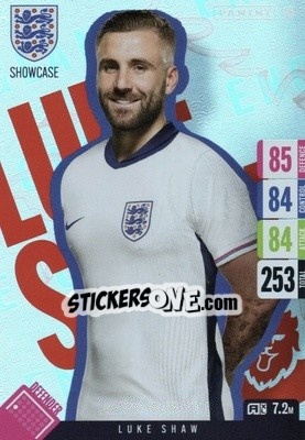 Sticker Luke Shaw - England 2024 Tournament Edition. Adrenalyn XL
 n. 15 - Panini