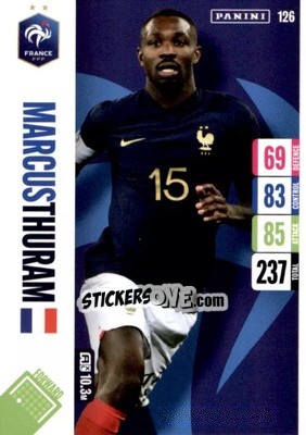 Sticker Marcus Thuram - England 2024 Tournament Edition. Adrenalyn XL
 n. 126 - Panini