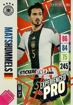 Sticker Mats Hummels - England 2024 Tournament Edition. Adrenalyn XL
 n. 255 - Panini