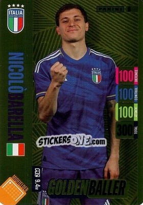 Sticker Nicolò Barella - England 2024 Tournament Edition. Adrenalyn XL
 n. 8 - Panini
