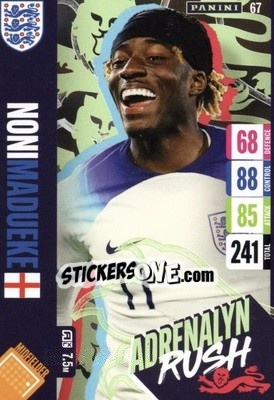 Sticker Noni Madueke - England 2024 Tournament Edition. Adrenalyn XL
 n. 67 - Panini