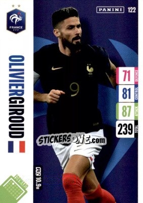 Sticker Olivier Giroud - England 2024 Tournament Edition. Adrenalyn XL
 n. 122 - Panini
