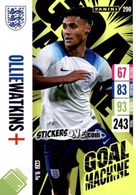 Sticker Ollie Watkins - England 2024 Tournament Edition. Adrenalyn XL
 n. 290 - Panini