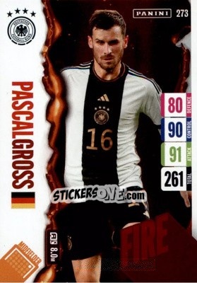 Sticker Pascal Groß - England 2024 Tournament Edition. Adrenalyn XL
 n. 273 - Panini