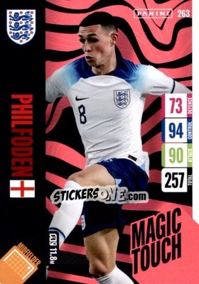 Sticker Phil Foden - England 2024 Tournament Edition. Adrenalyn XL
 n. 263 - Panini