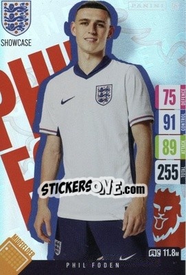 Sticker Phil Foden - England 2024 Tournament Edition. Adrenalyn XL
 n. 23 - Panini
