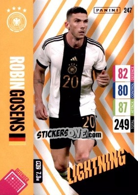 Sticker Robin Gosens - England 2024 Tournament Edition. Adrenalyn XL
 n. 247 - Panini