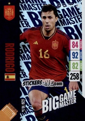 Sticker Rodrigo - England 2024 Tournament Edition. Adrenalyn XL
 n. 261 - Panini