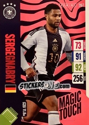 Sticker Serge Gnabry - England 2024 Tournament Edition. Adrenalyn XL
 n. 267 - Panini