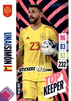 Sticker Unai Simon - England 2024 Tournament Edition. Adrenalyn XL
 n. 212 - Panini