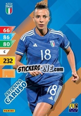 Sticker Arianna Caruso - Azzurri 2024. Adrenalyn XL
 n. 27 - Panini