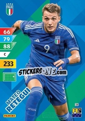 Sticker Mateo Retegui - Azzurri 2024. Adrenalyn XL
 n. 38 - Panini