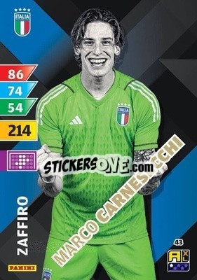 Sticker Marco Carnesecchi - Azzurri 2024. Adrenalyn XL
 n. 43 - Panini