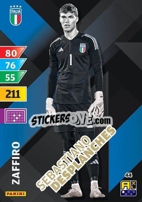 Cromo Sebastiano Desplanches - Azzurri 2024. Adrenalyn XL
 n. 44 - Panini
