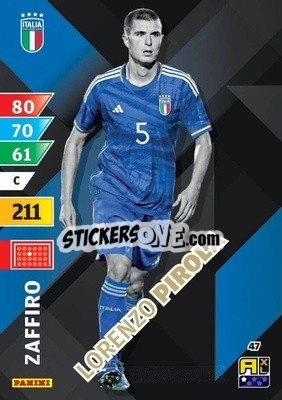 Sticker Lorenzo Pirola - Azzurri 2024. Adrenalyn XL
 n. 47 - Panini