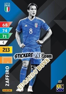Sticker Edoardo Bove - Azzurri 2024. Adrenalyn XL
 n. 56 - Panini