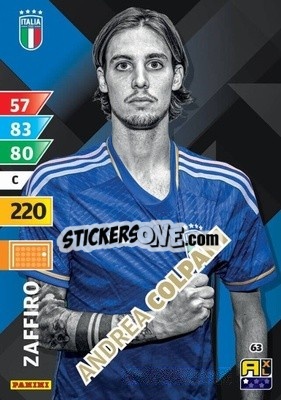 Sticker Andrea Colpani - Azzurri 2024. Adrenalyn XL
 n. 63 - Panini