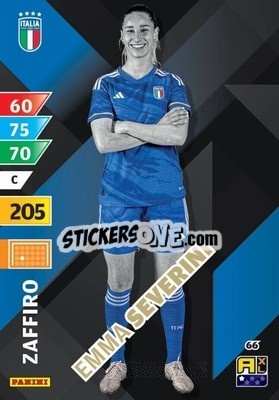 Sticker Emma Severini - Azzurri 2024. Adrenalyn XL
 n. 66 - Panini