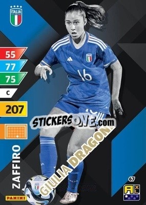 Sticker Giulia Dragoni - Azzurri 2024. Adrenalyn XL
 n. 67 - Panini