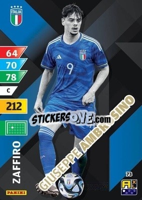 Cromo Giuseppe Ambrosino - Azzurri 2024. Adrenalyn XL
 n. 73 - Panini
