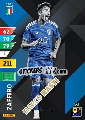 Sticker Marco Nasti - Azzurri 2024. Adrenalyn XL
 n. 74 - Panini