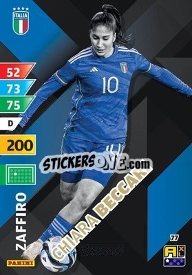 Sticker Chiara Beccari - Azzurri 2024. Adrenalyn XL
 n. 77 - Panini