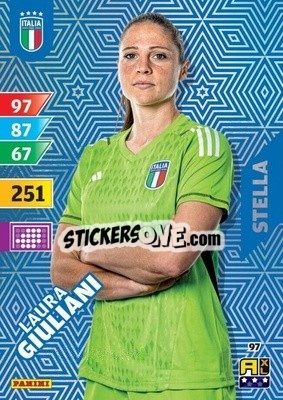 Sticker Laura Giuliani - Azzurri 2024. Adrenalyn XL
 n. 97 - Panini