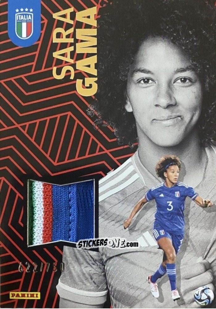 Figurina Sara Gama - Azzurri 2024. Adrenalyn XL
 n. EXS3 - Panini