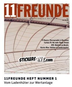 Sticker 11 Freunde heft Nummer 1 - 11 Freunde - Fussball Klassiker n. 2 - Juststickit