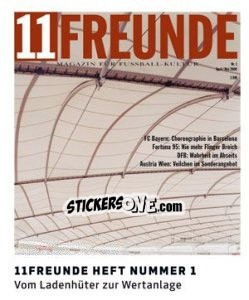 Sticker 11 Freunde heft Nummer 1 - 11 Freunde - Fussball Klassiker - Juststickit