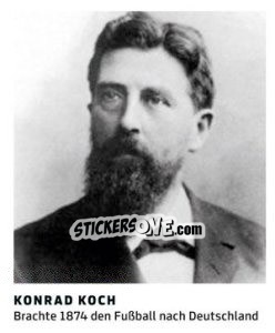 Figurina Konrad Koch - 11 Freunde - Fussball Klassiker - Juststickit