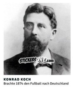 Sticker Konrad Koch - 11 Freunde - Fussball Klassiker n. 3 - Juststickit