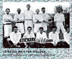 Sticker Leipzigs Meister-Helden - 11 Freunde - Fussball Klassiker - Juststickit