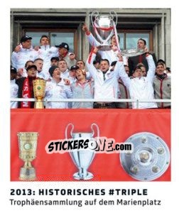 Figurina 2013: Historisches Triple - 11 Freunde - Fussball Klassiker - Juststickit