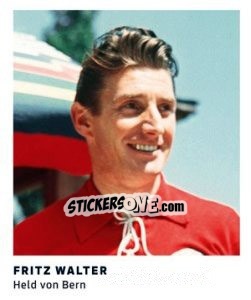Sticker Fritz Walter - 11 Freunde - Fussball Klassiker - Juststickit