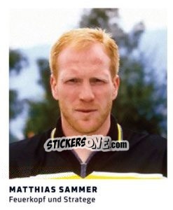 Sticker Matthias Sammer - 11 Freunde - Fussball Klassiker n. 20 - Juststickit