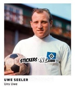 Sticker Uwe Seeler - 11 Freunde - Fussball Klassiker - Juststickit