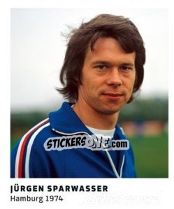 Cromo Jürgen Sparwasser - 11 Freunde - Fussball Klassiker - Juststickit